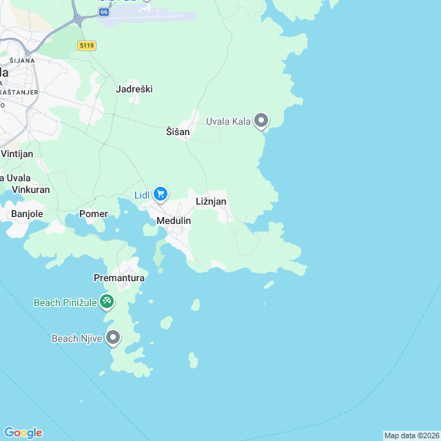 Approximate location