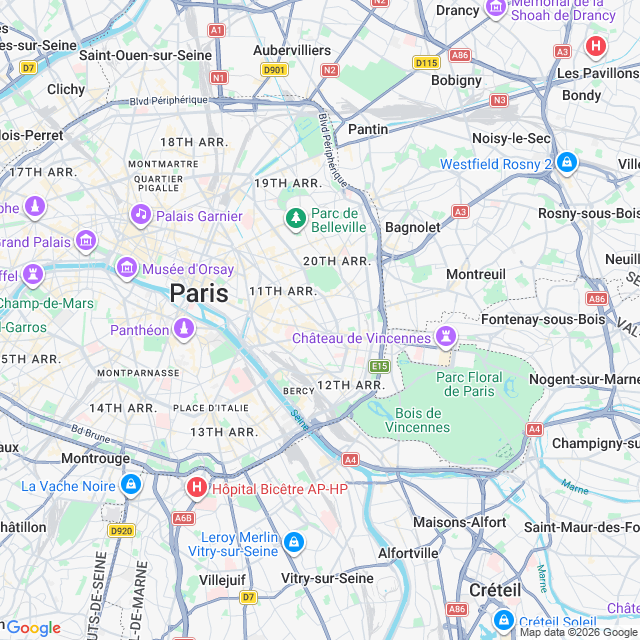 Approximate location