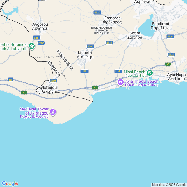 Approximate location
