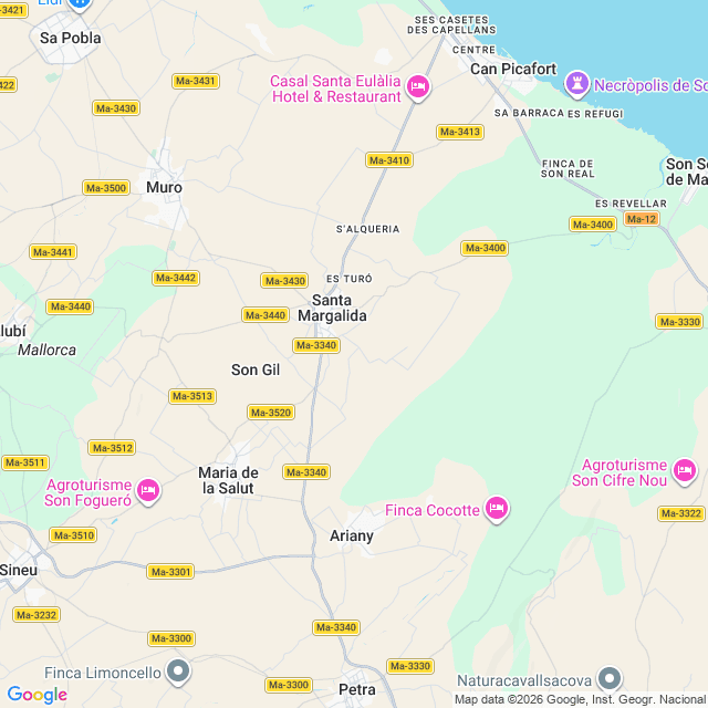 Approximate location