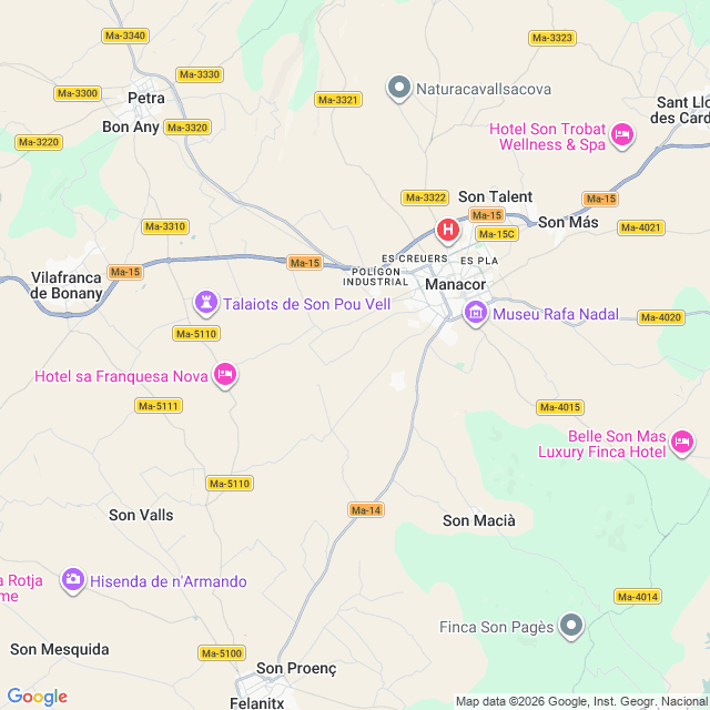 Approximate location