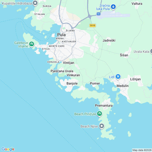 Approximate location