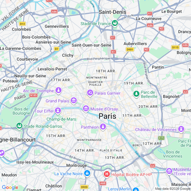 Approximate location