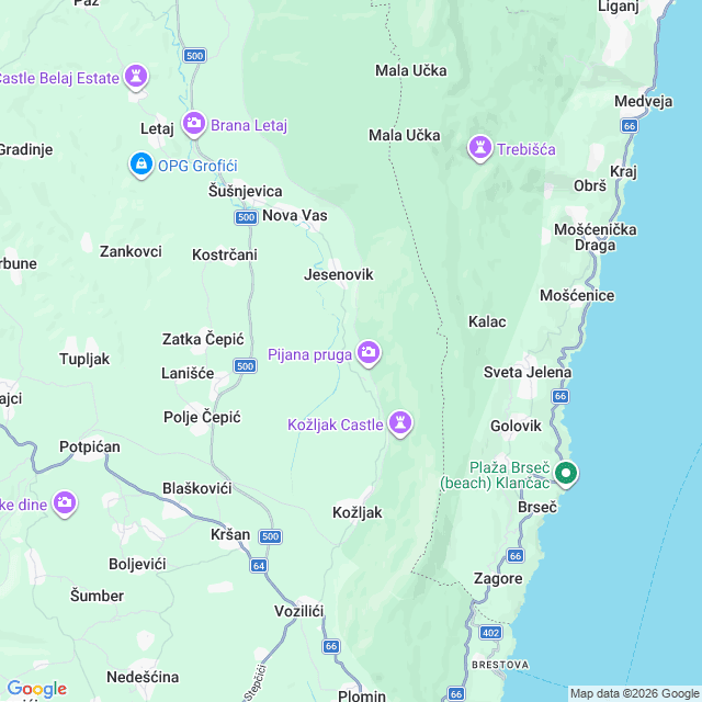 Approximate location