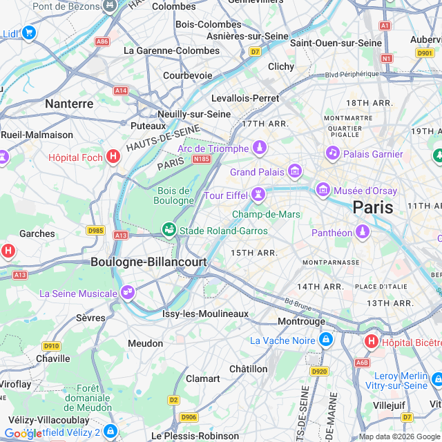 Approximate location