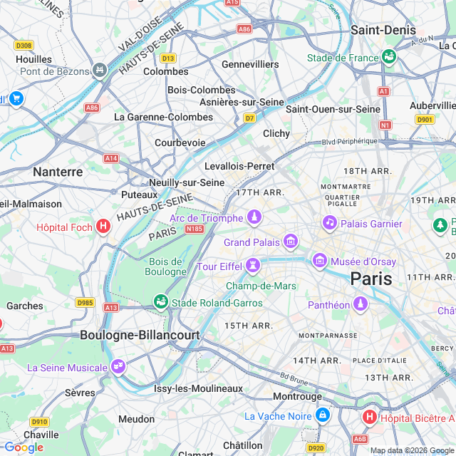 Approximate location