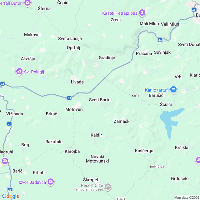Approximate location