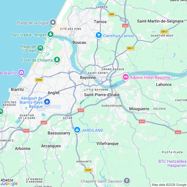 Approximate location