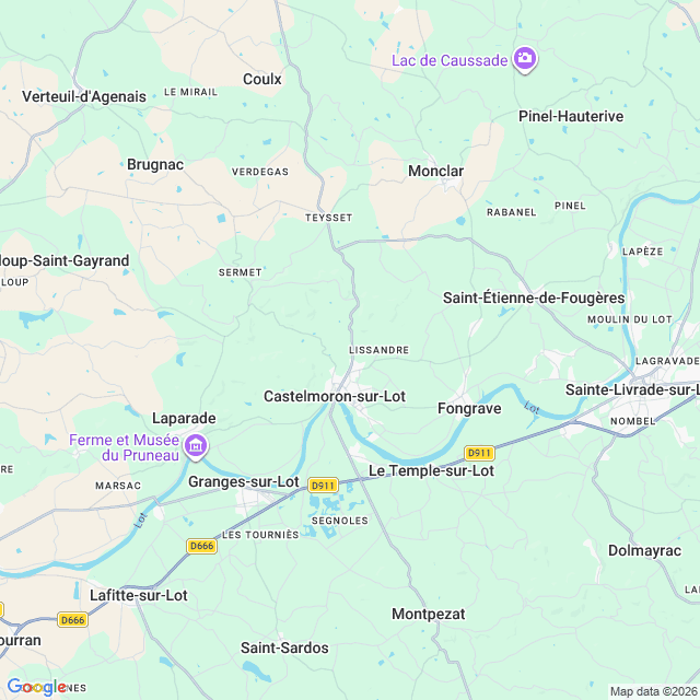 Approximate location