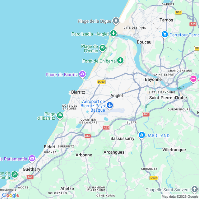 Approximate location