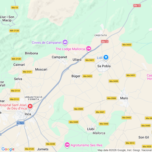 Approximate location