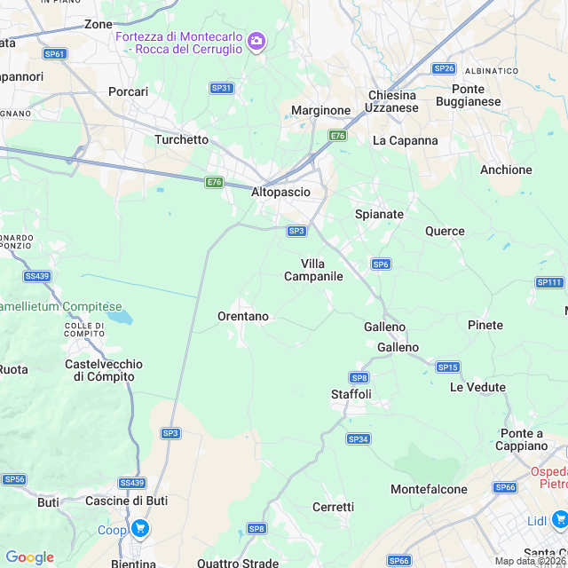 Approximate location
