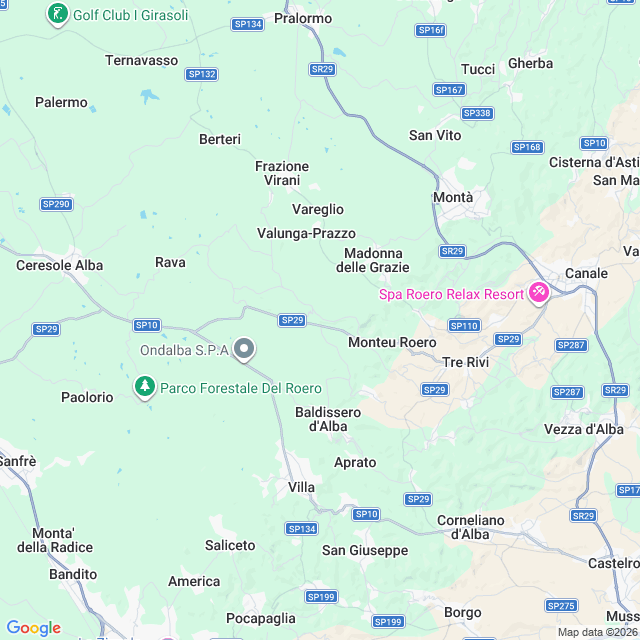 Approximate location