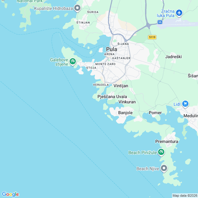 Approximate location
