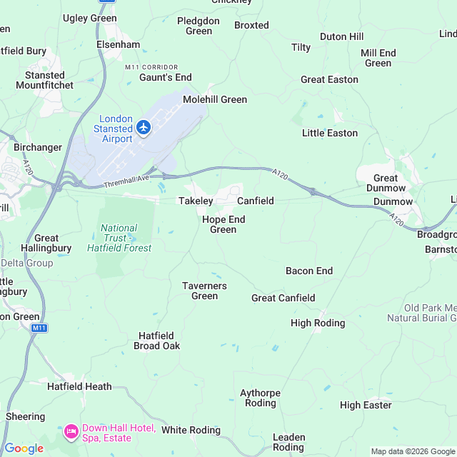 Approximate location