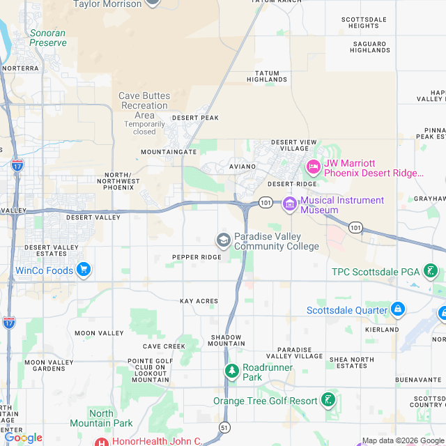 Approximate location