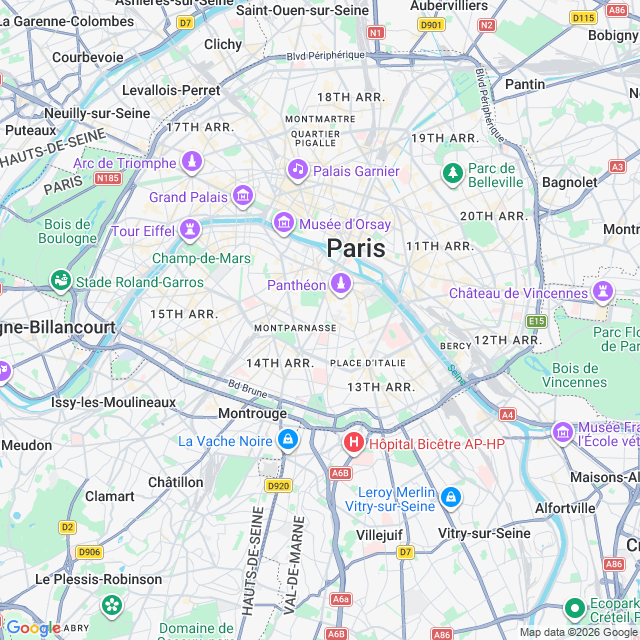 Approximate location