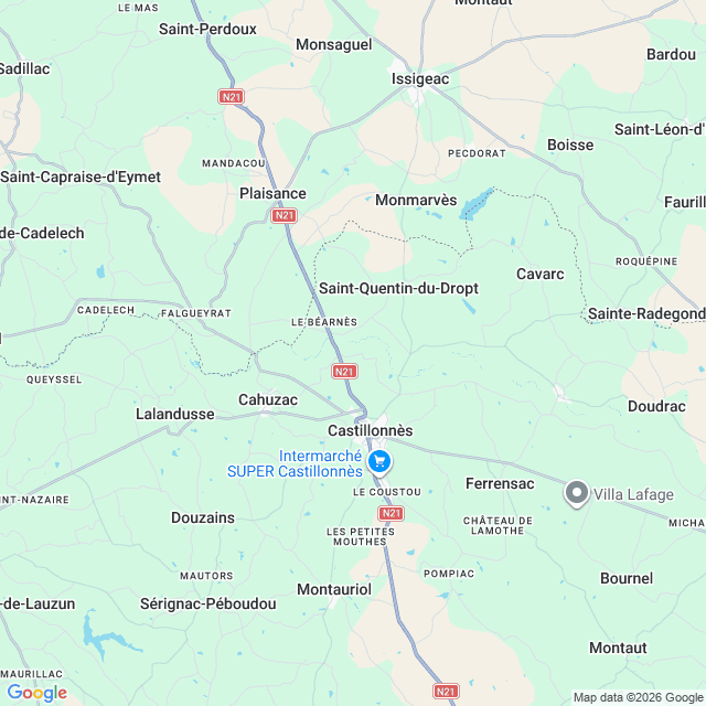 Approximate location