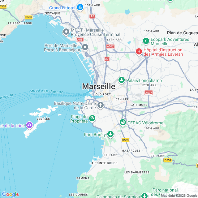 Approximate location