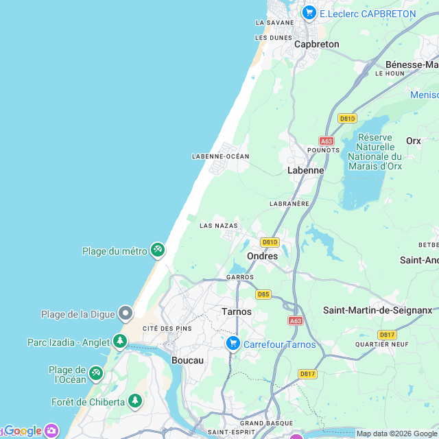 Approximate location