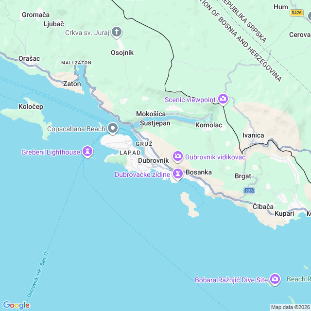 Approximate location
