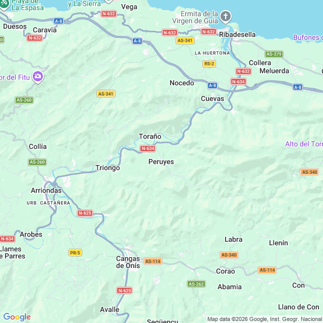 Approximate location