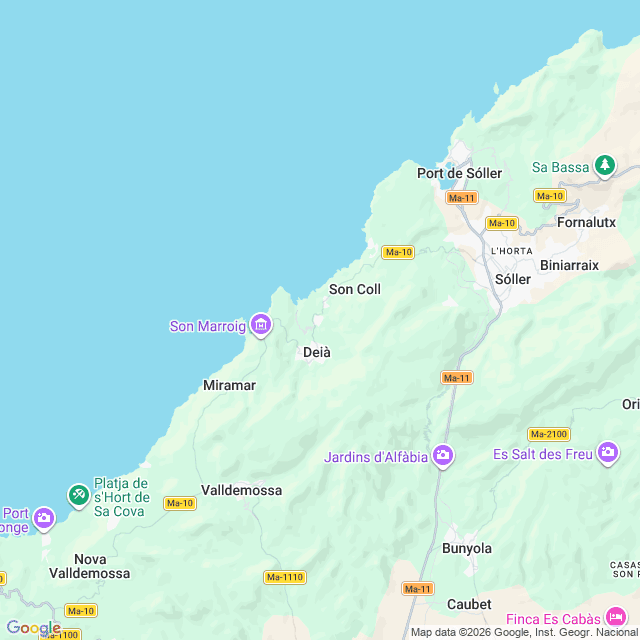 Approximate location