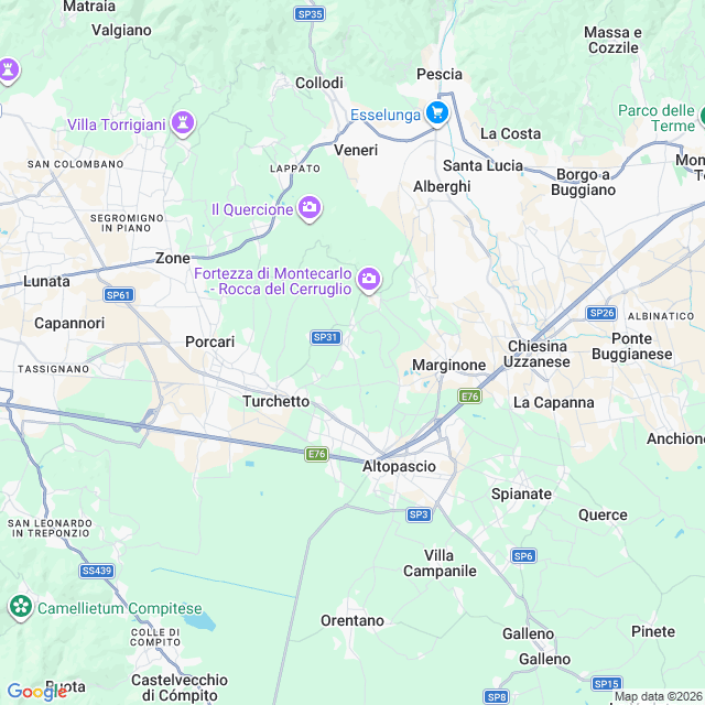 Approximate location