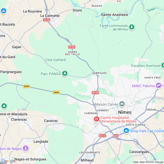 Approximate location
