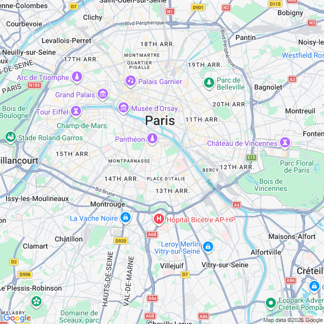 Approximate location