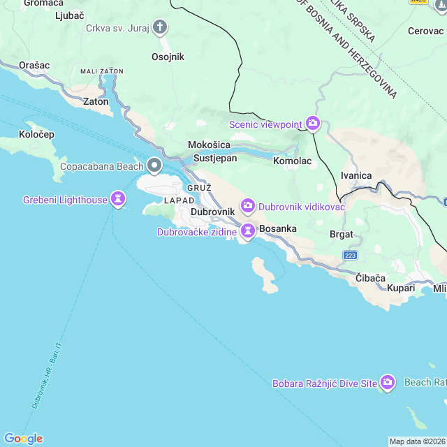 Approximate location
