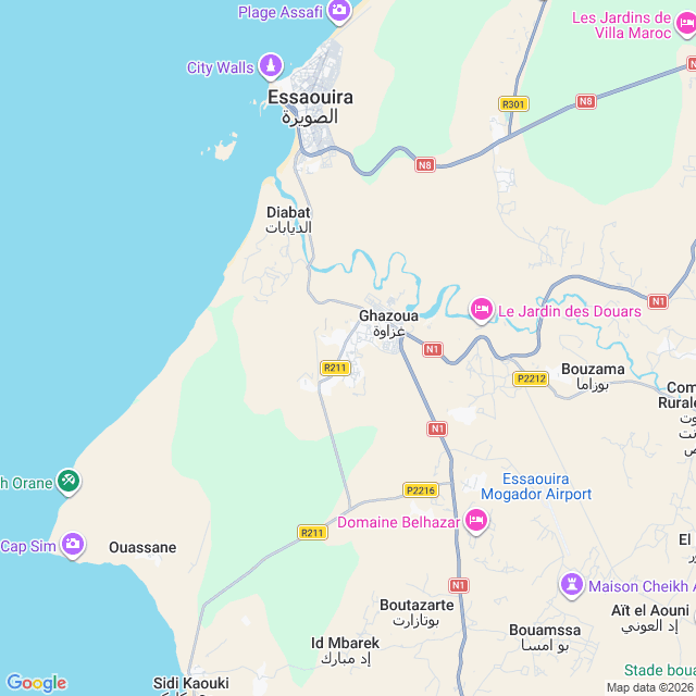 Approximate location