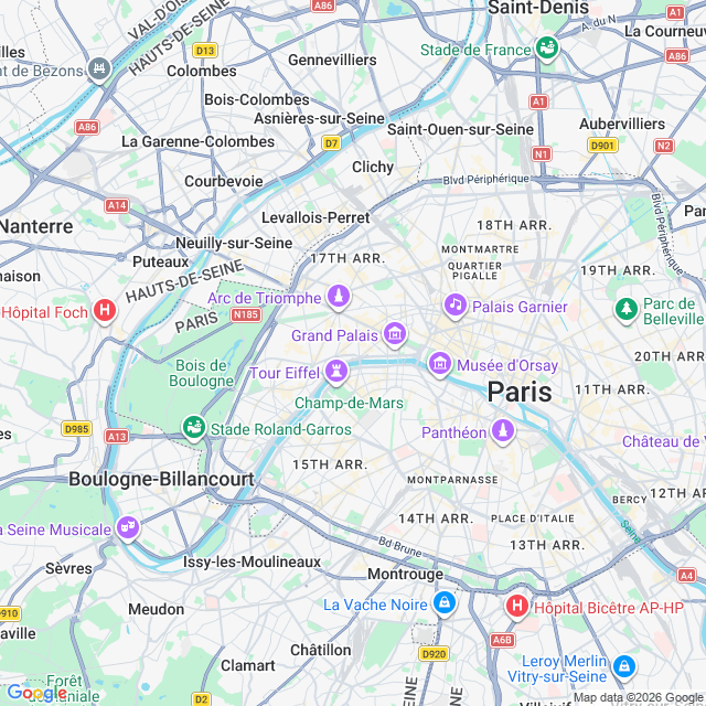 Approximate location