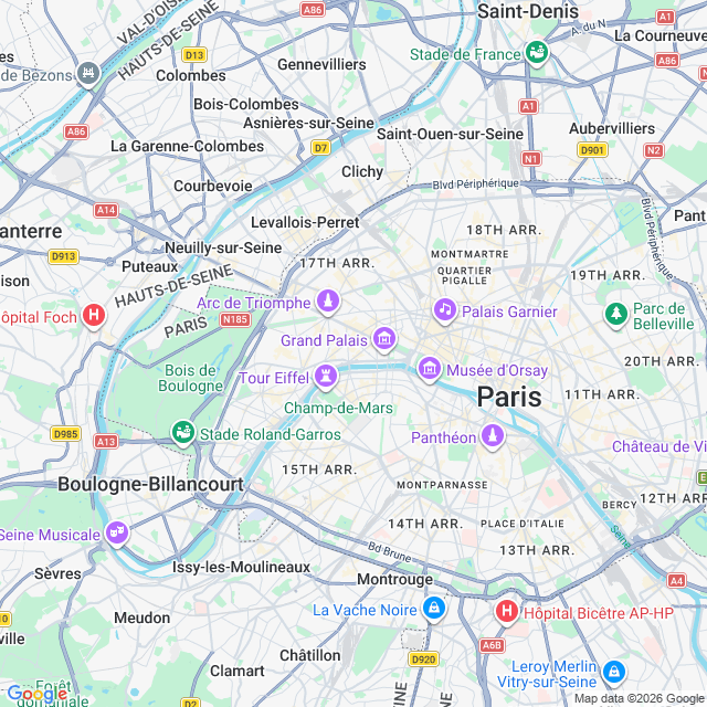 Approximate location