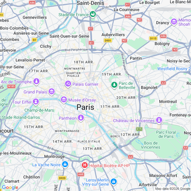 Approximate location