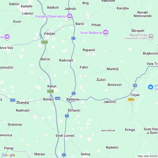 Approximate location