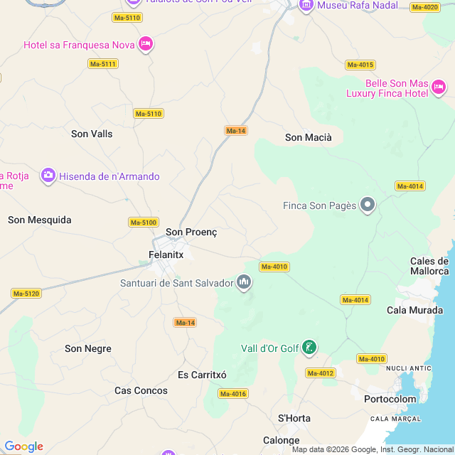 Approximate location