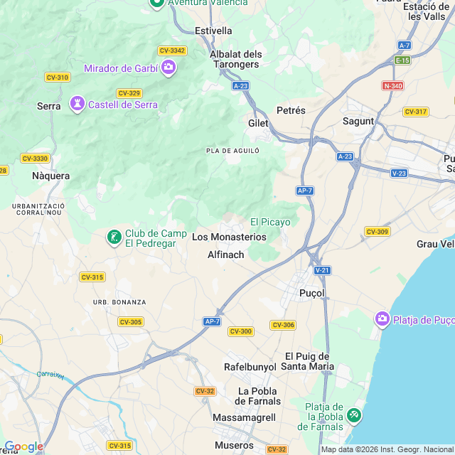 Approximate location