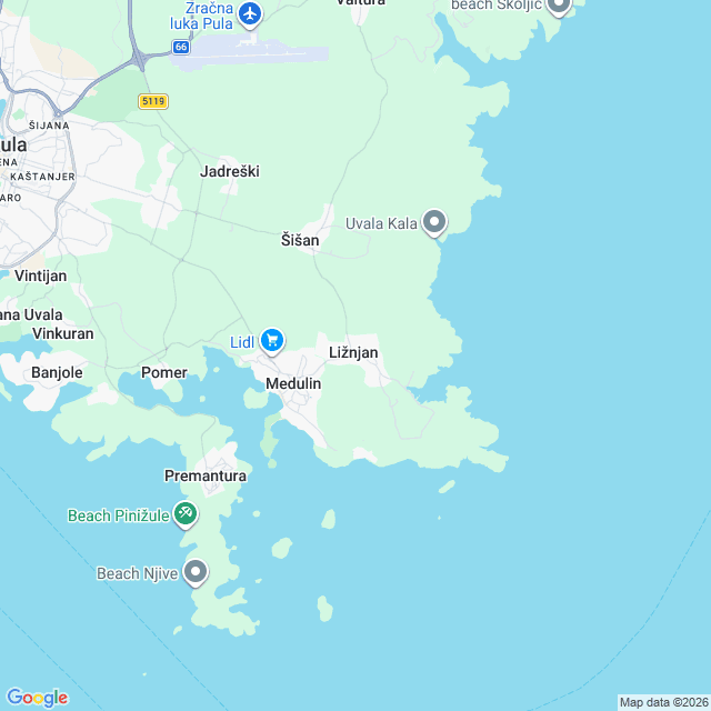 Approximate location
