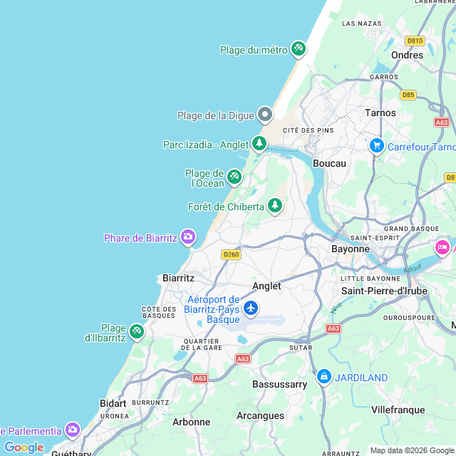 Approximate location