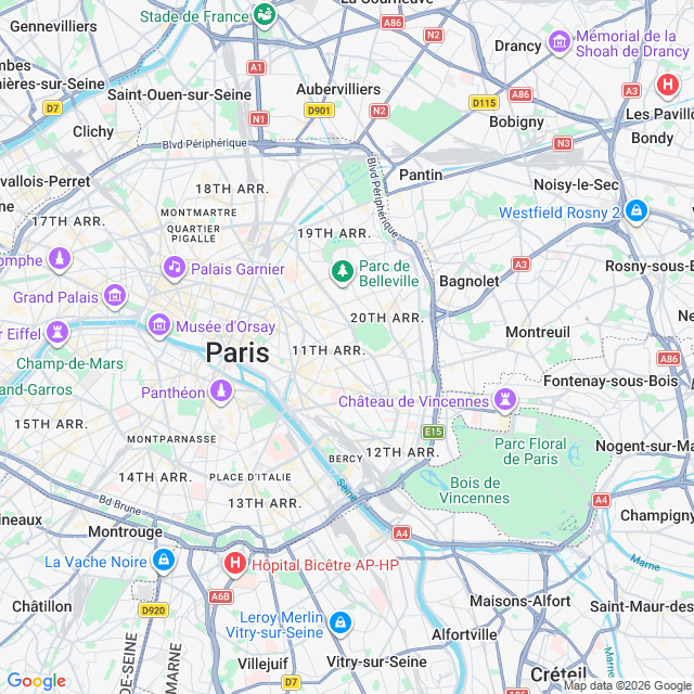 Approximate location