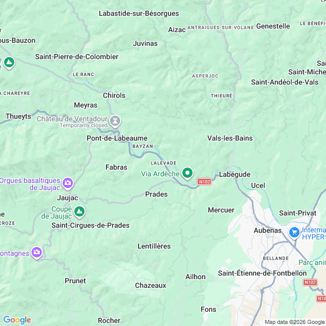 Approximate location