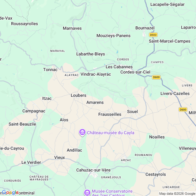 Approximate location