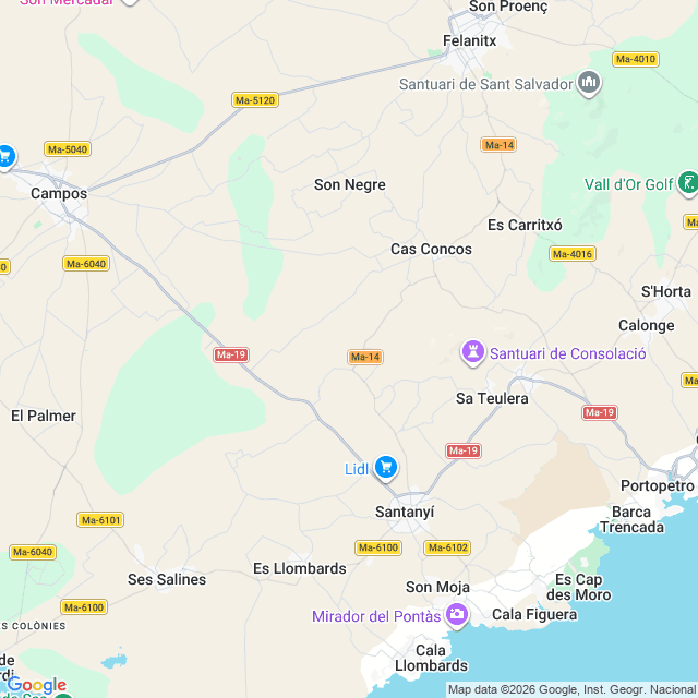 Approximate location