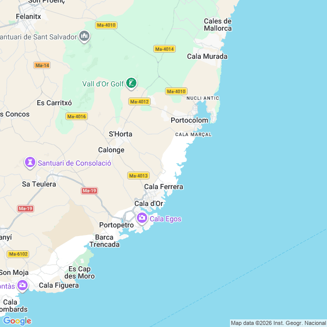 Approximate location
