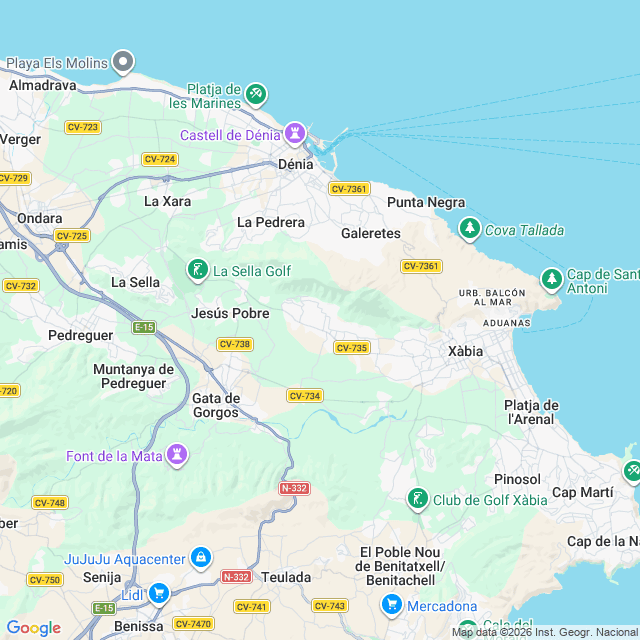 Approximate location