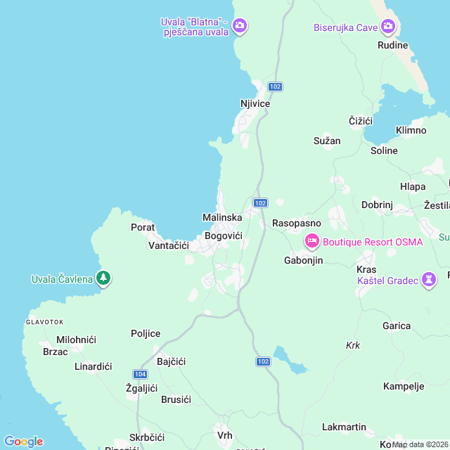 Approximate location