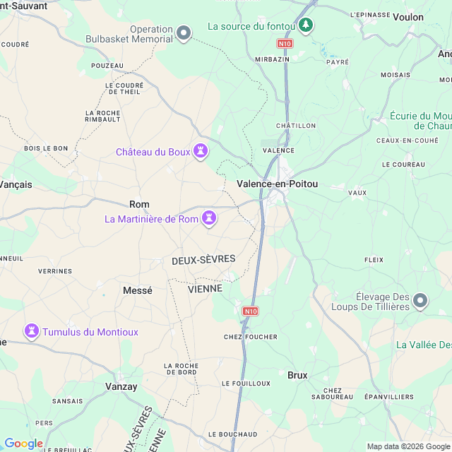 Approximate location