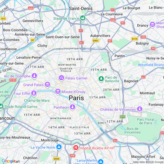 Approximate location