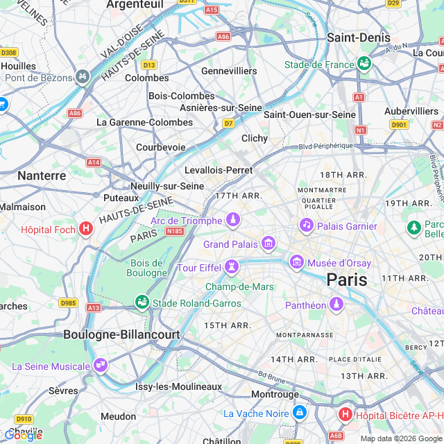 Approximate location